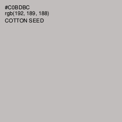 #C0BDBC - Cotton Seed Color Image